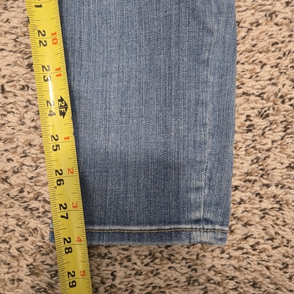 White House Black Market Distressed Jeans Hi Rise The Skinny Ankle Size 4 - Picture 12 of 16